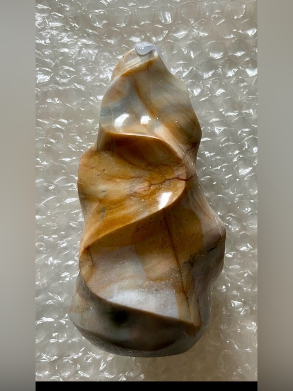 Orange jasper flame